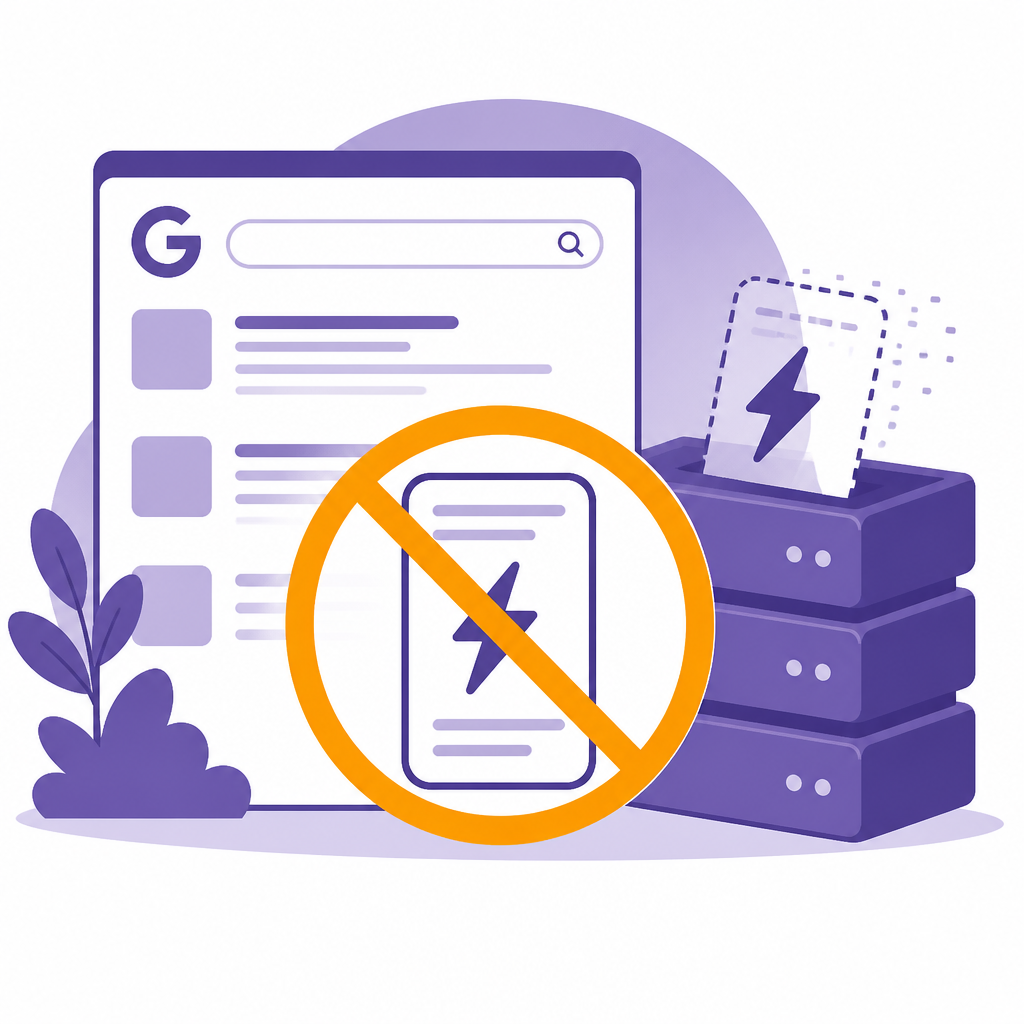 Иллюстрация к новости: Google прекратил показ AMP-страниц из своего кеша в поиске