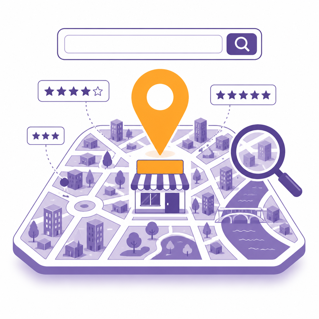 Иллюстрация к гайду по локальному SEO