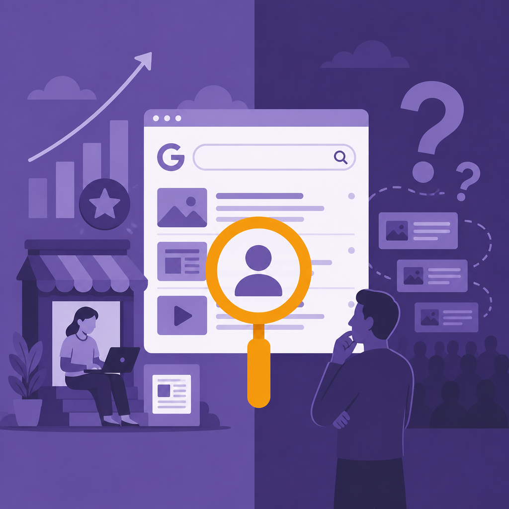 Иллюстрация к новости: Персонализация поиска Google: Помощь малым издателям или недоказанный тезис?