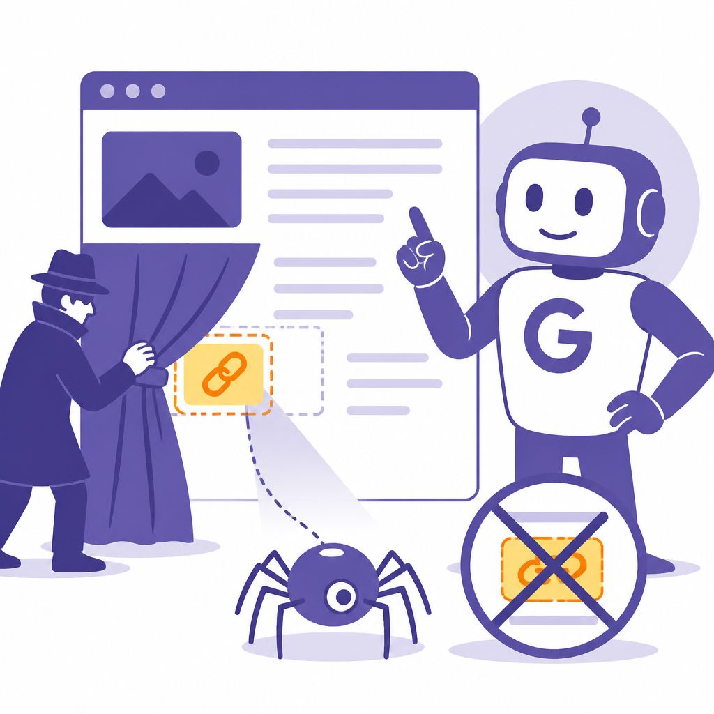 Иллюстрация к новости: Почему скрытие ссылок для SEO не работает: разъяснение от Google