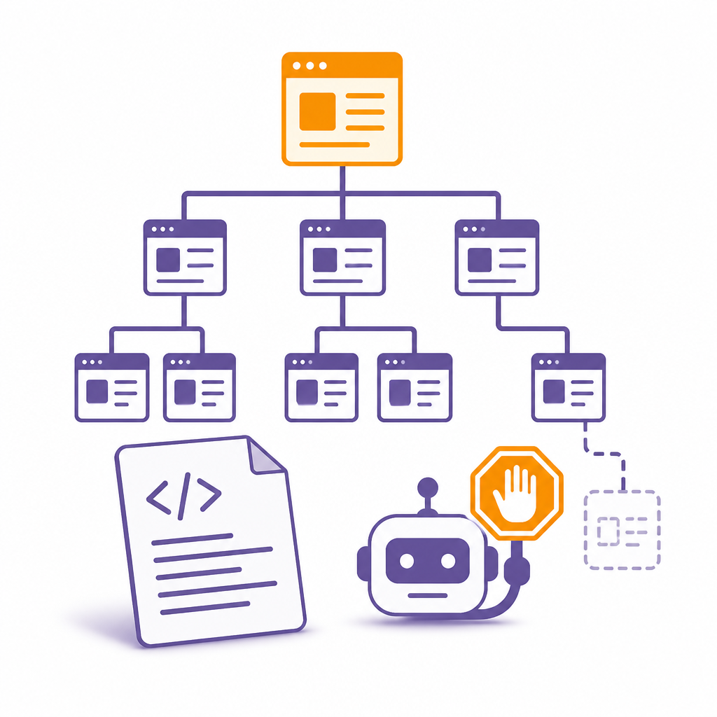 Иллюстрация к статье о sitemap.xml и robots.txt