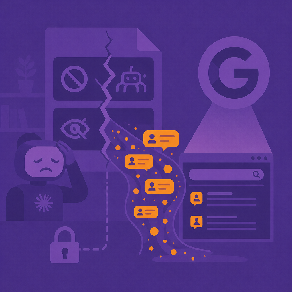 Иллюстрация к новости: Как конфликт disallow и noindex привел к утечке чатов Claude в Google