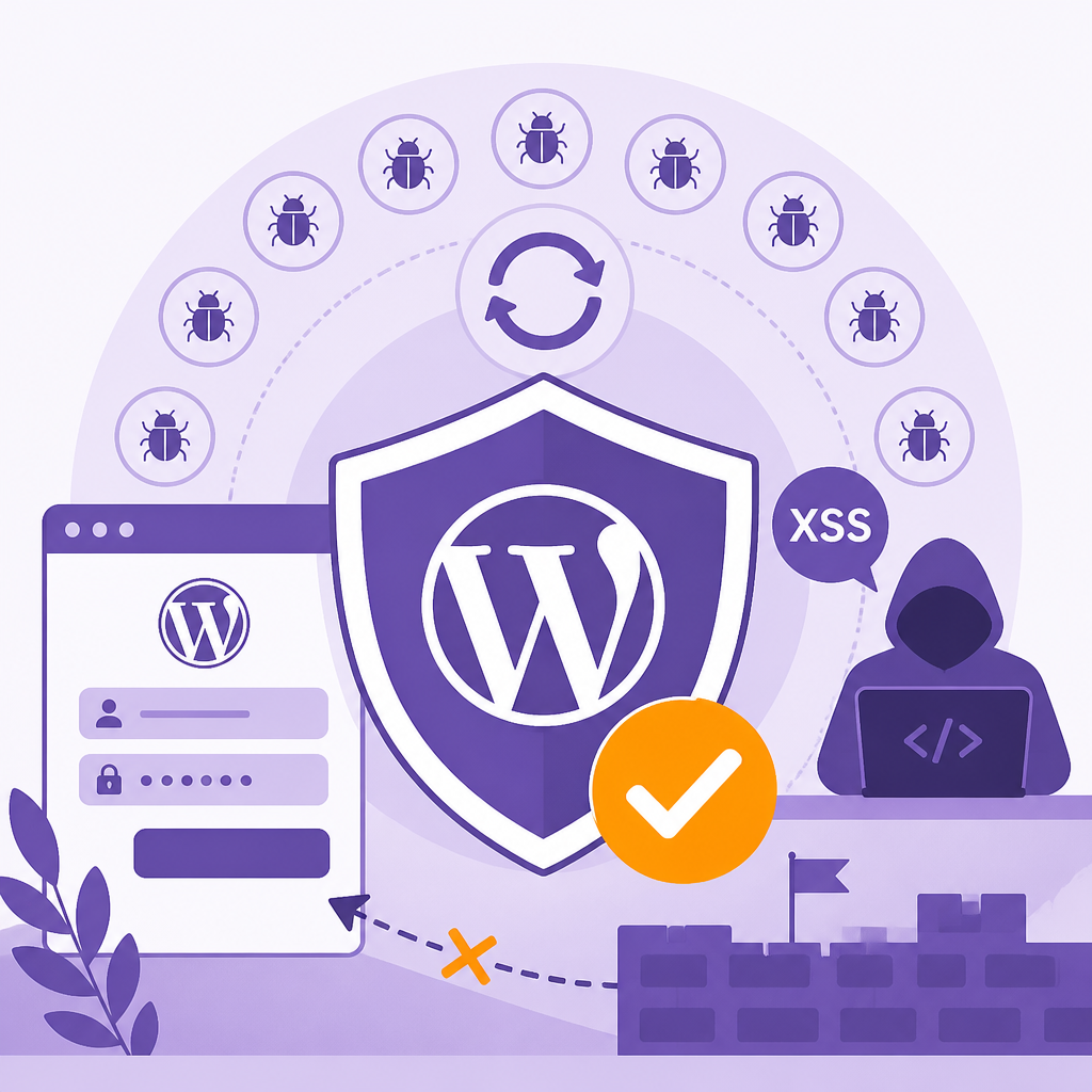 Иллюстрация к новости: WordPress 7.0.3 закрывает 12 уязвимостей, включая критическую XSS на экране входа