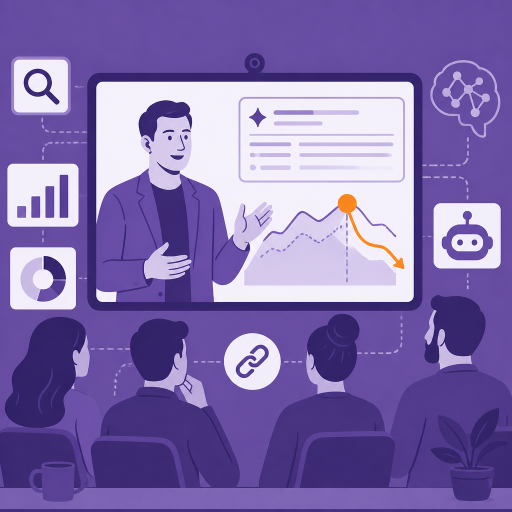 Иллюстрация к новости: Как измерить влияние AI Overviews и языковых моделей на SEO: вебинар с Томом Кэппером